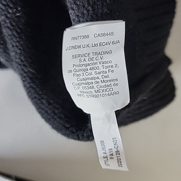 NWT Madewell Colorblock Sweater Dress Black Gray Brown Size M, Merino Wool - Picture 10 of 10